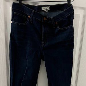 Madewell 31 Tall 9" Mid-Rise Skinny Jeans in Larkspur Wash - PERFECT Condition!!